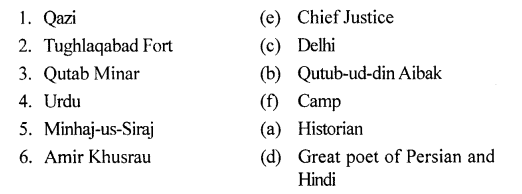 ICSE Solutions for Class 7 History and Civics - Government, Society and Culture Under The Delhi Sultanate 2