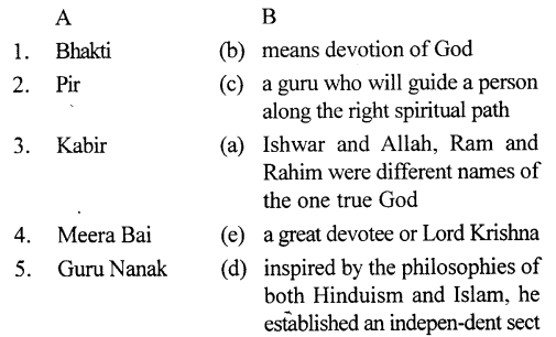 ICSE Solutions for Class 7 History and Civics - Making of Composite Culture - Sufi and Bhakti Movements 5