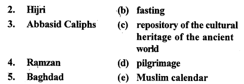 ICSE Solutions for Class 7 History and Civics - Rise and Spread of Islam 4