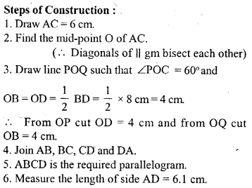ML Aggarwal Class 9 Solutions for ICSE Maths Chapter 13 Rectilinear Figures 13.2 Q11.2