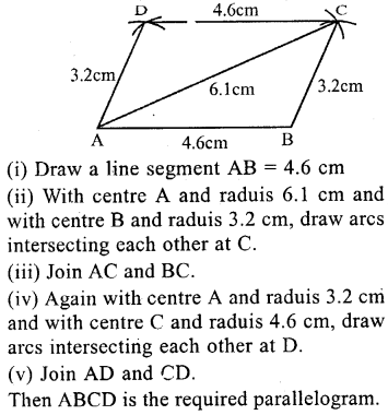 ML Aggarwal Class 9 Solutions for ICSE Maths Chapter 13 Rectilinear Figures 13.2 Q8.1