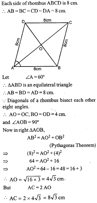 ML Aggarwal Class 9 Solutions for ICSE Maths Chapter 13 Rectilinear Figures 7.1