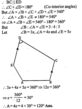 ML Aggarwal Class 9 Solutions for ICSE Maths Chapter 13 Rectilinear Figures ch Q3.1