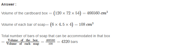 Volume and Surface Area of Solids RS Aggarwal Class 8 Solutions Ex 20A 6.1