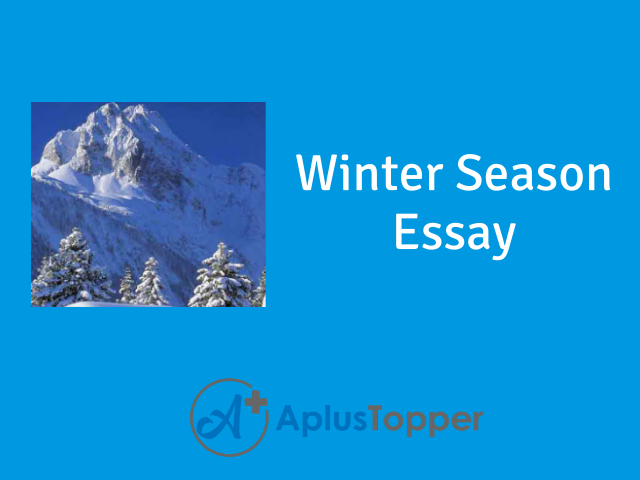 winter season essay in 150 words