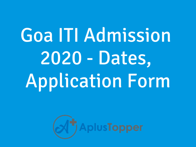 Goa ITI Admission
