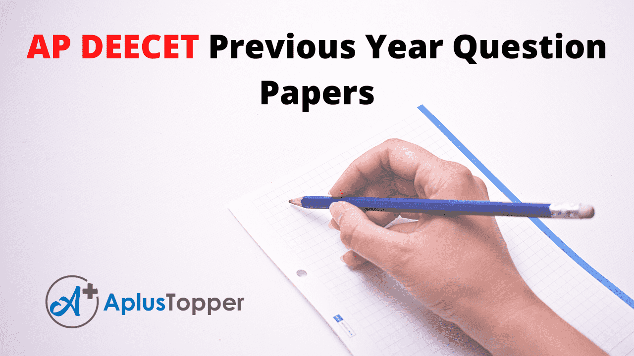 AP DEECET Previous Years Question Papers