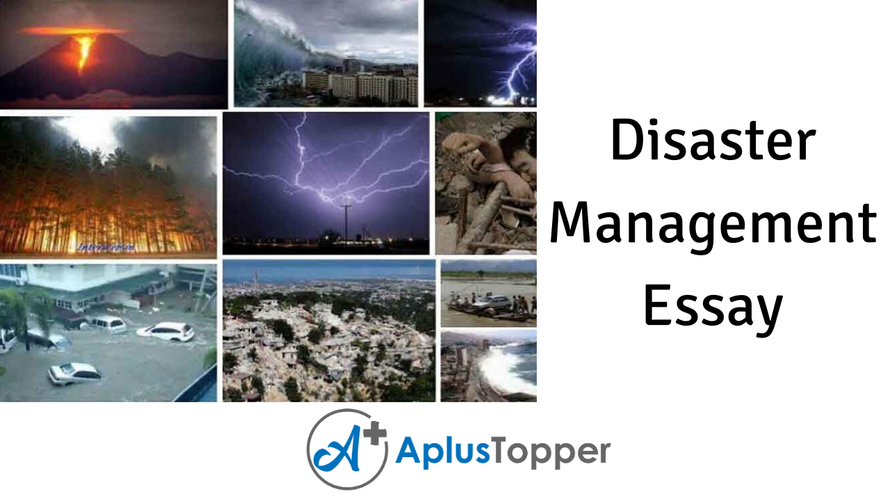 write an essay disaster management