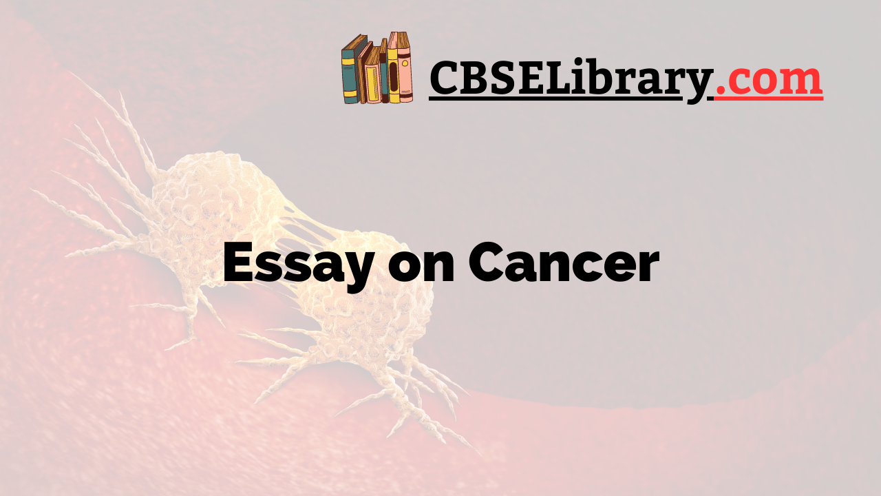 cancer essay questions
