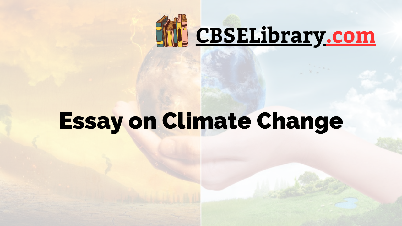 Essay on Climate Change