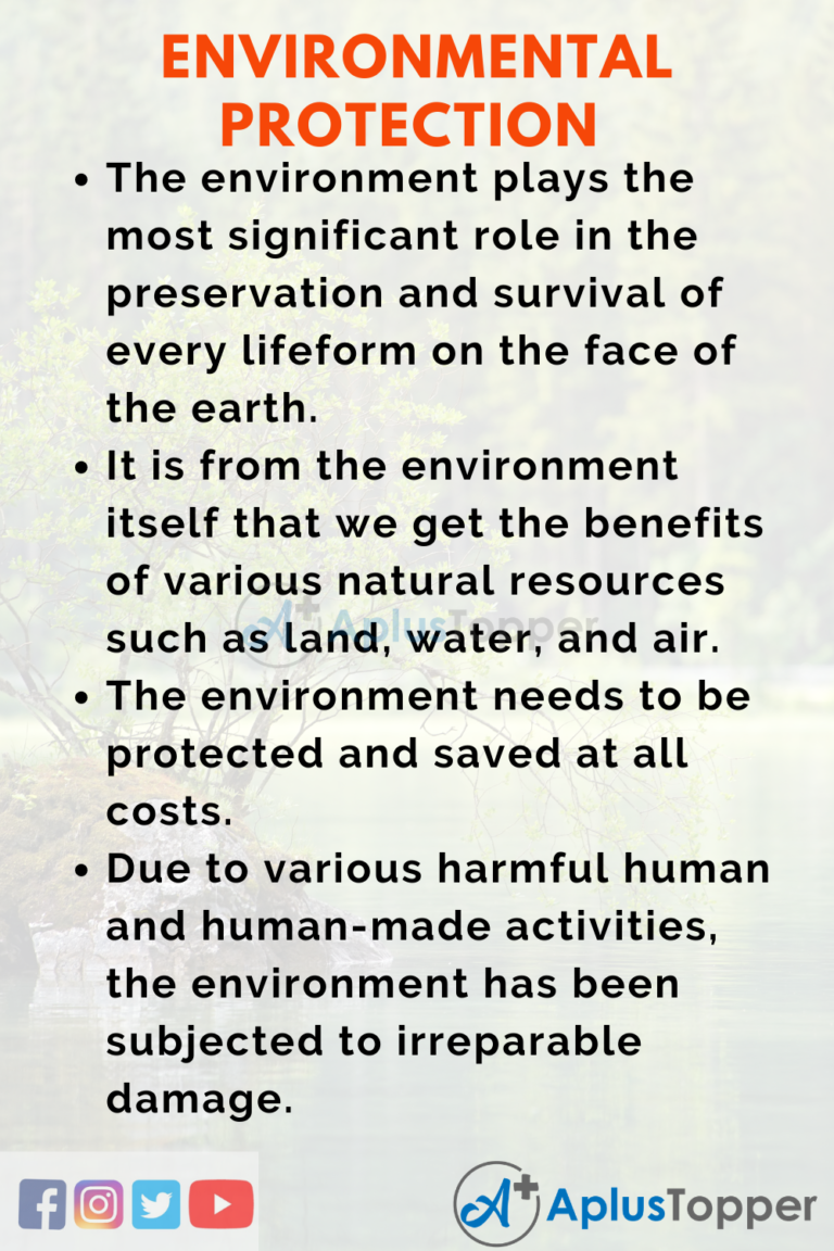 environmental protection thesis