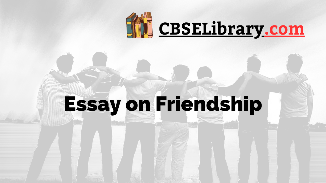 Essay on Friendship