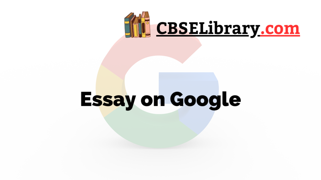 the google essay