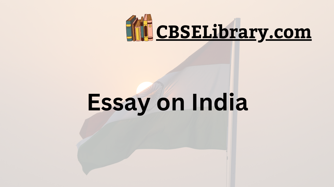 essay on india 5000 words