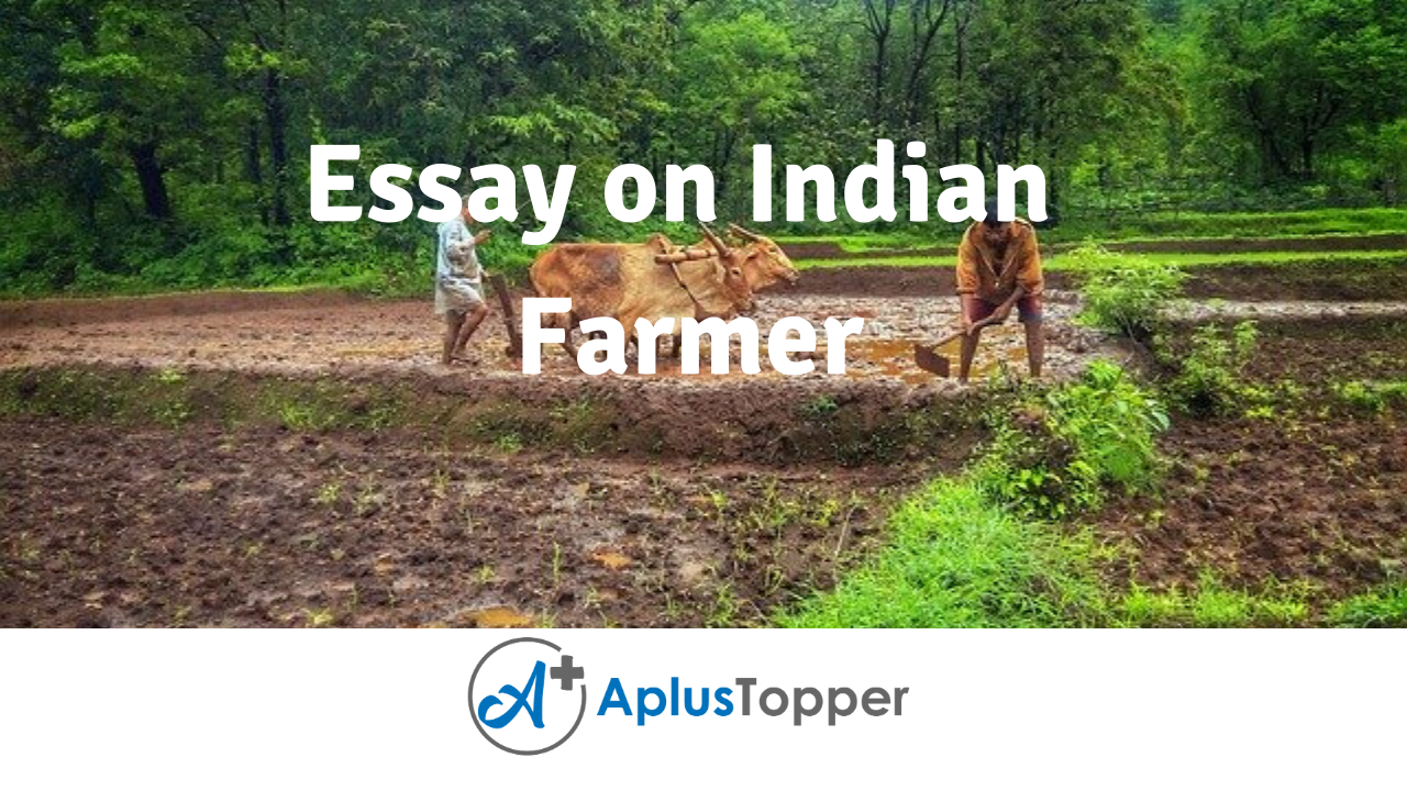 indian farmer essay class 10th