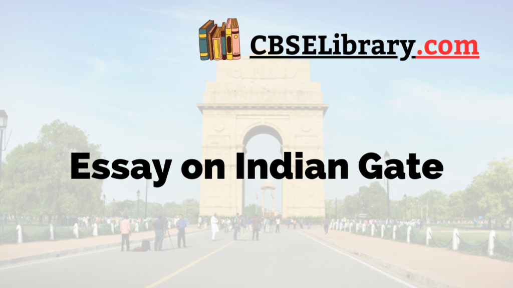 india gate essay in english 150 words