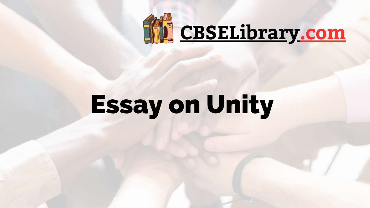 Essay on Unity