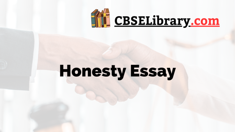 essay on honesty for class 12
