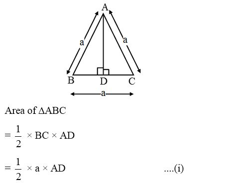 How to find the Areas of an Isosceles Triangle and an Equilateral Triangle 3