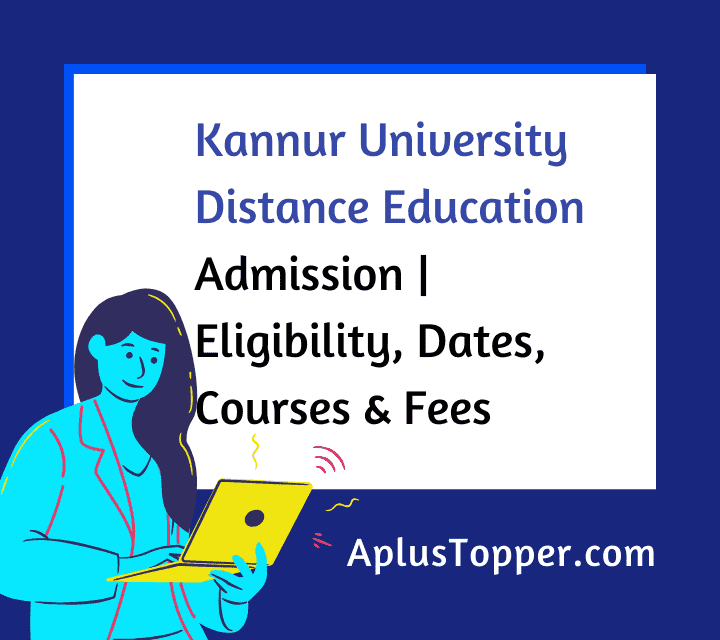 Kannur University Distance Education 2020