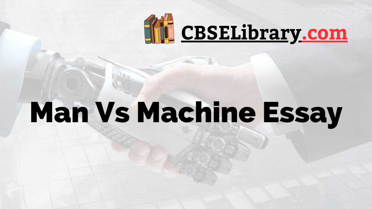 essay on man versus machine