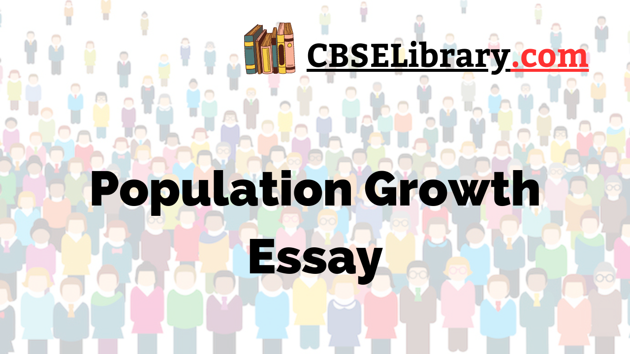 population growth essay paragraph