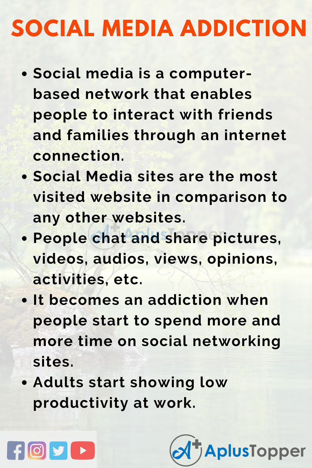 social media addiction research ideas