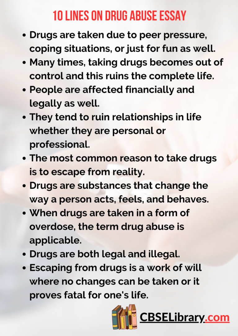 descriptive essay on drug abuse