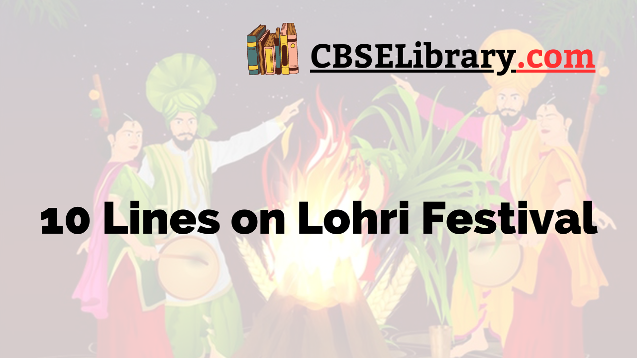 10 Lines on Lohri Festival