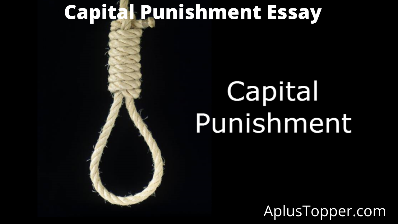 Capital Punishment Essay