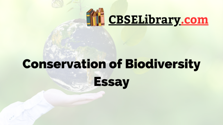 write an essay on conservation of biodiversity