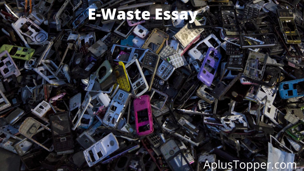 e waste essay in english
