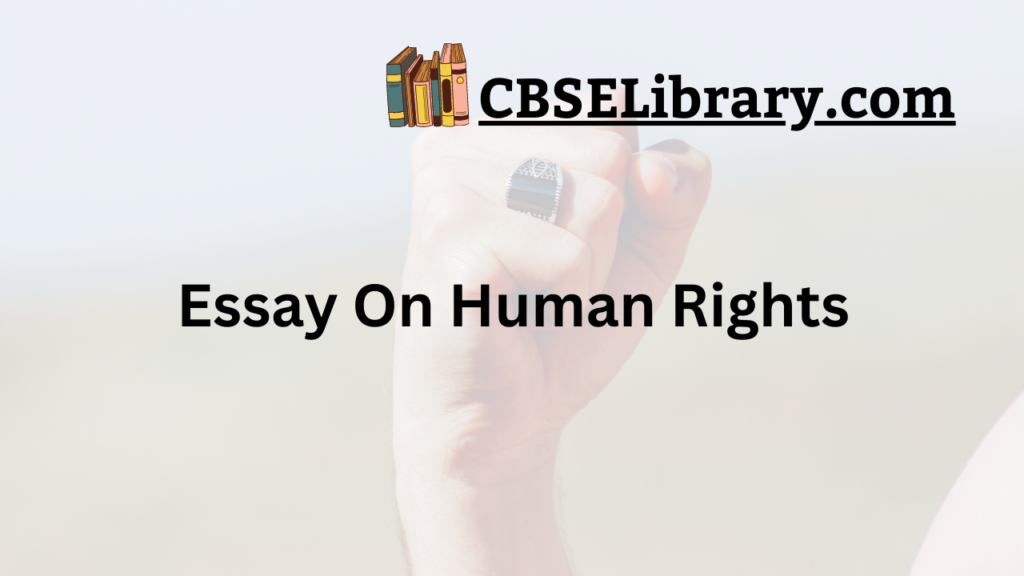 long essay on human rights