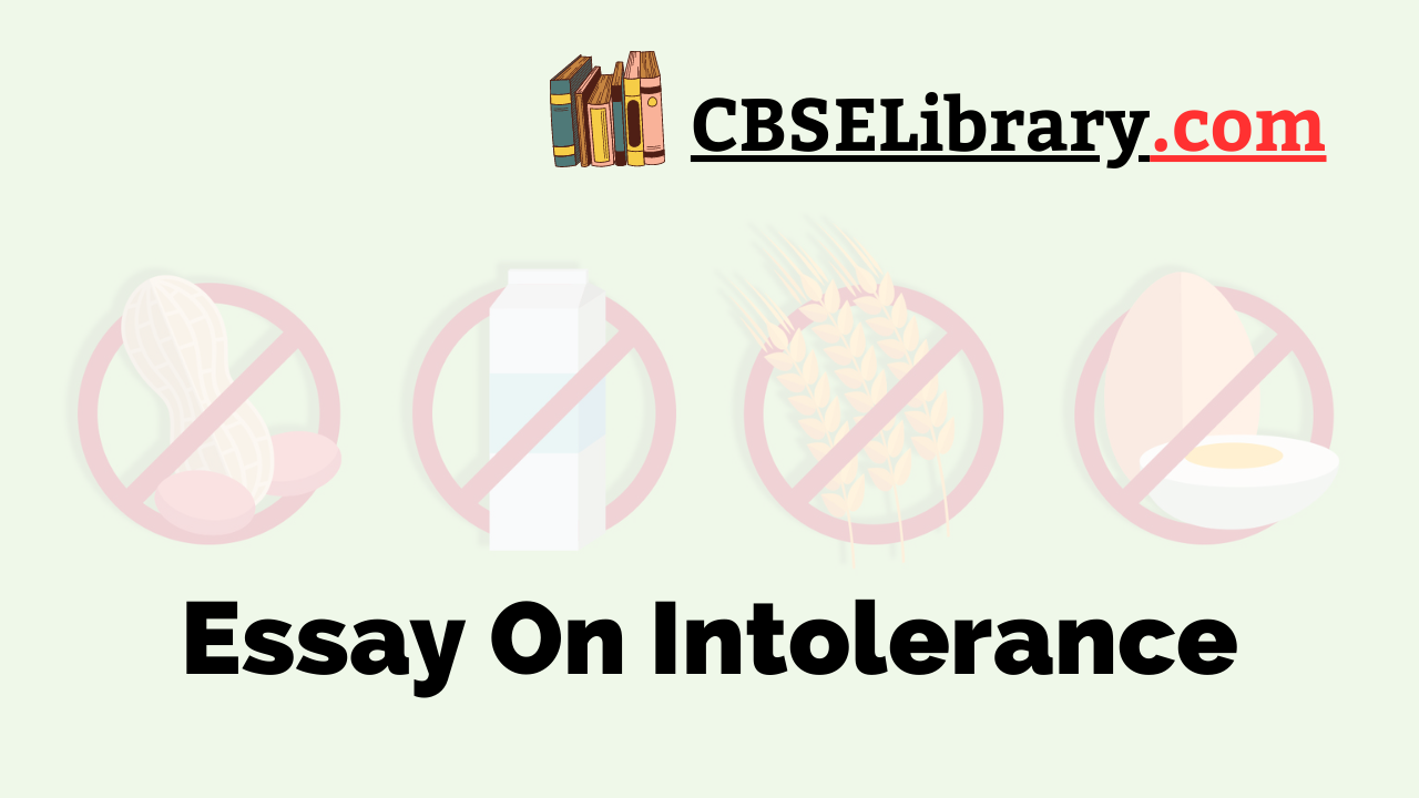 intolerance definition essay