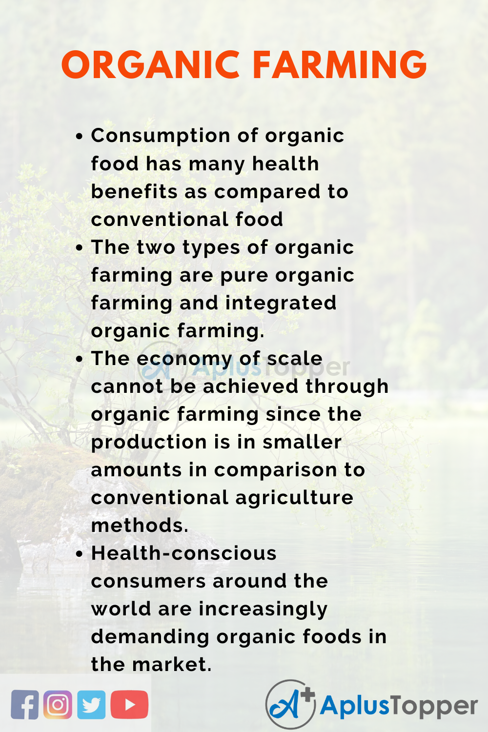 Essay about Organic Farming