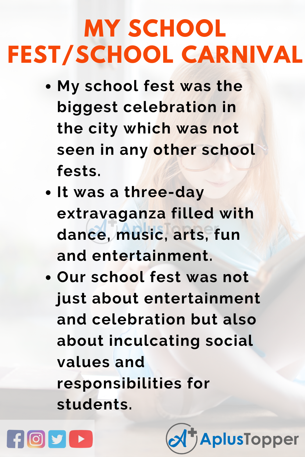 Essay on My School Fest_School Carnival