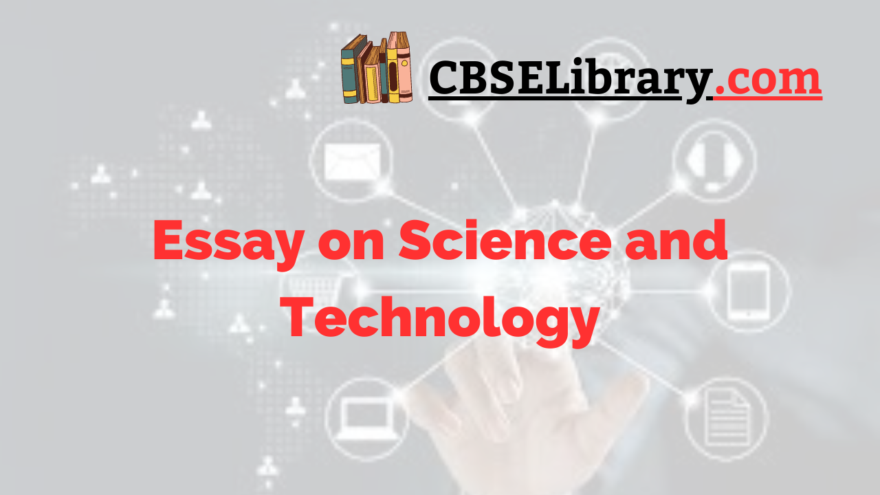 science and technology essay title