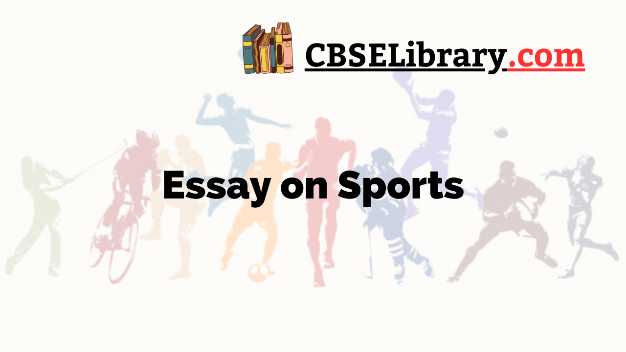 sports essay for class 6