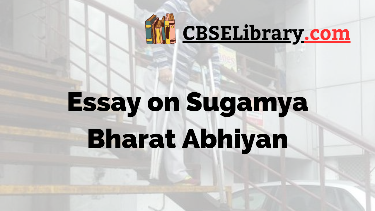 Essay on Sugamya Bharat Abhiyan