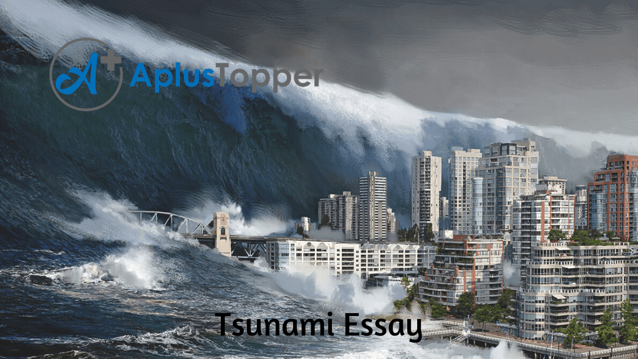 essay on tsunami 150 words