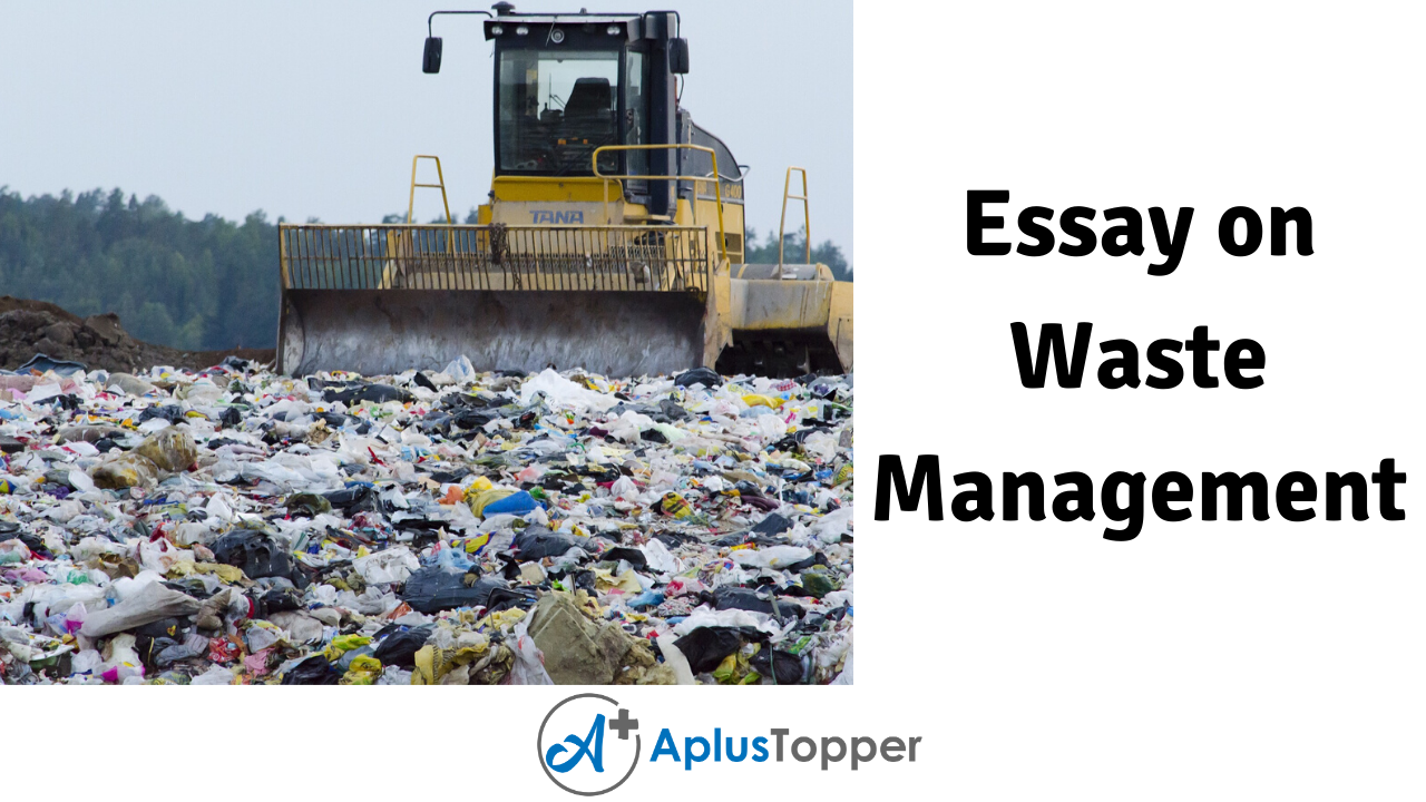 essay on waste management in english