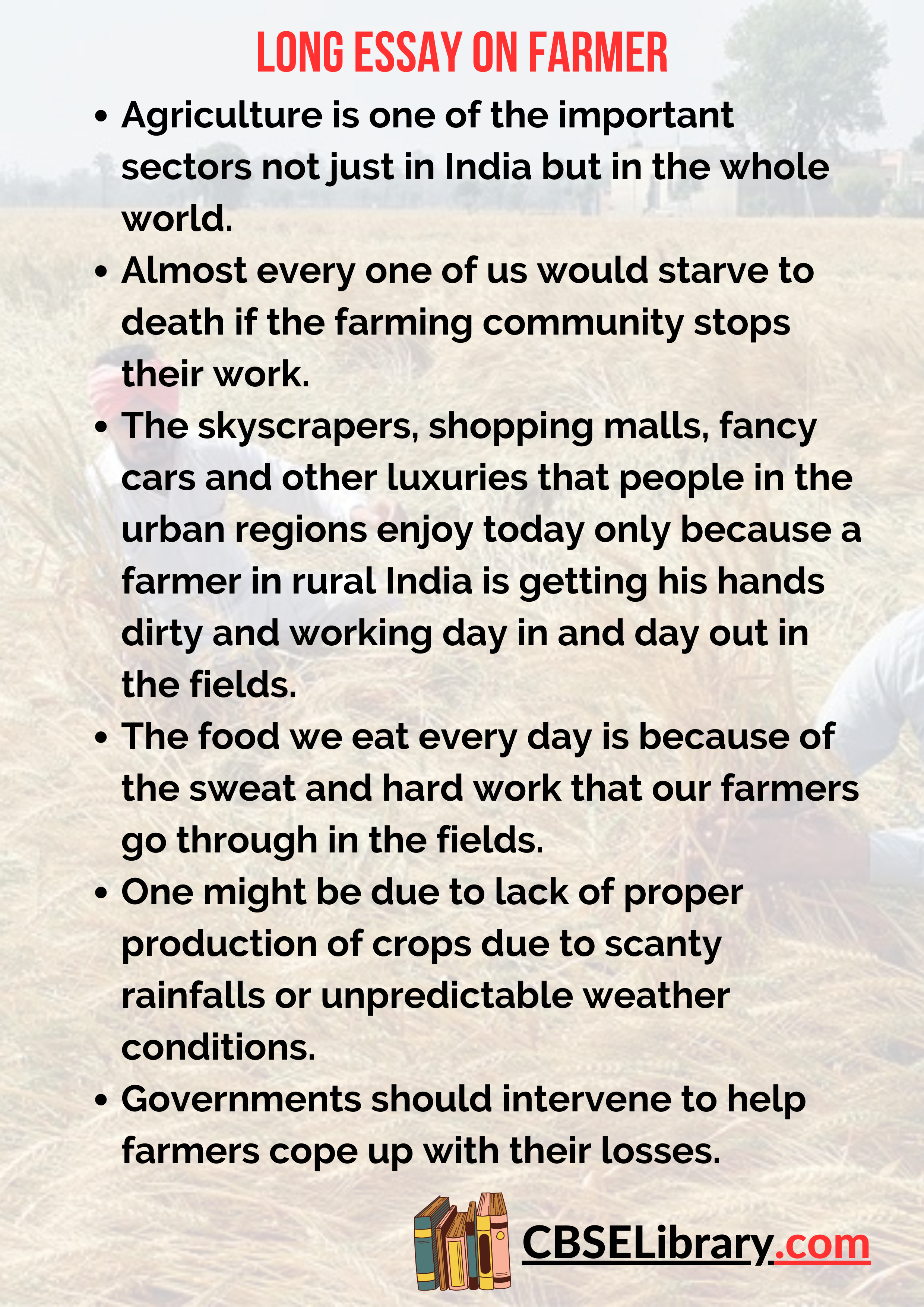 Long Essay on Farmer