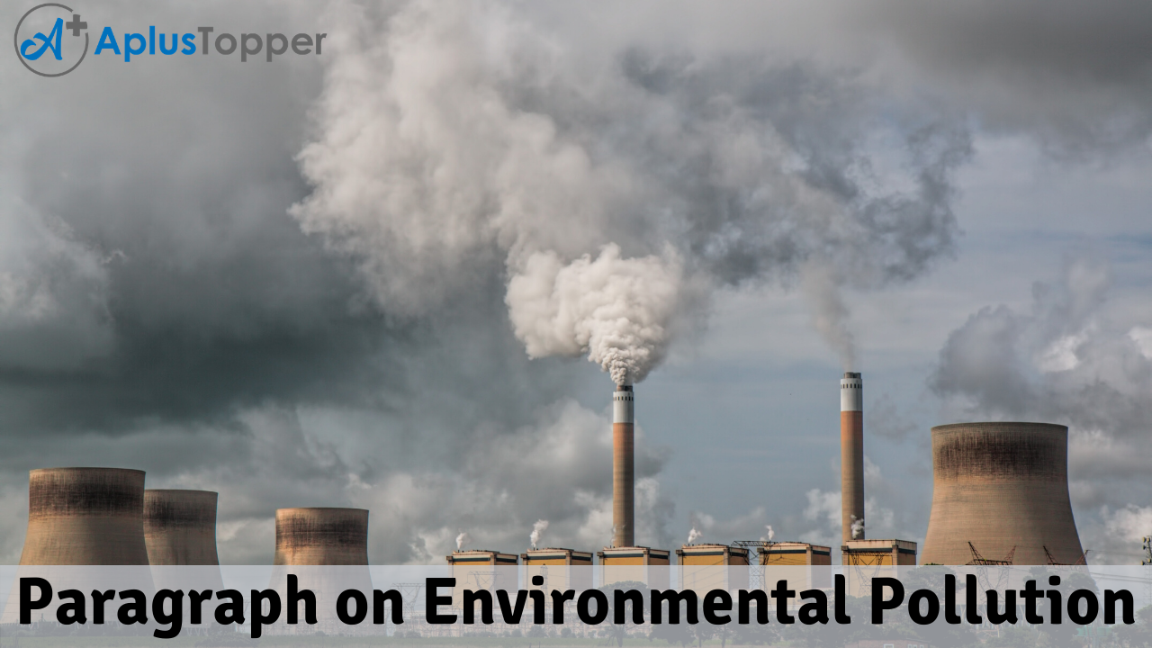 Paragraph on Environmental Pollution