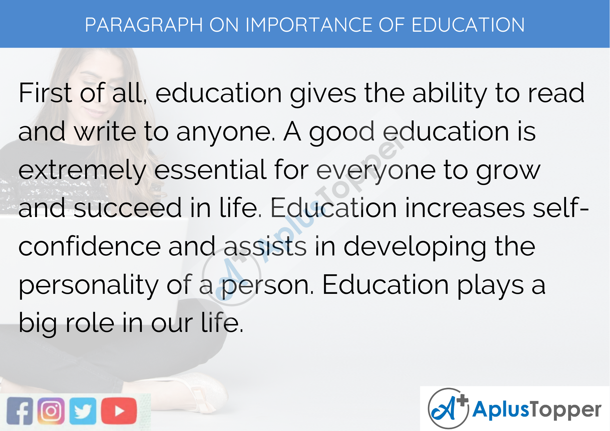 importance of education essay for class 12