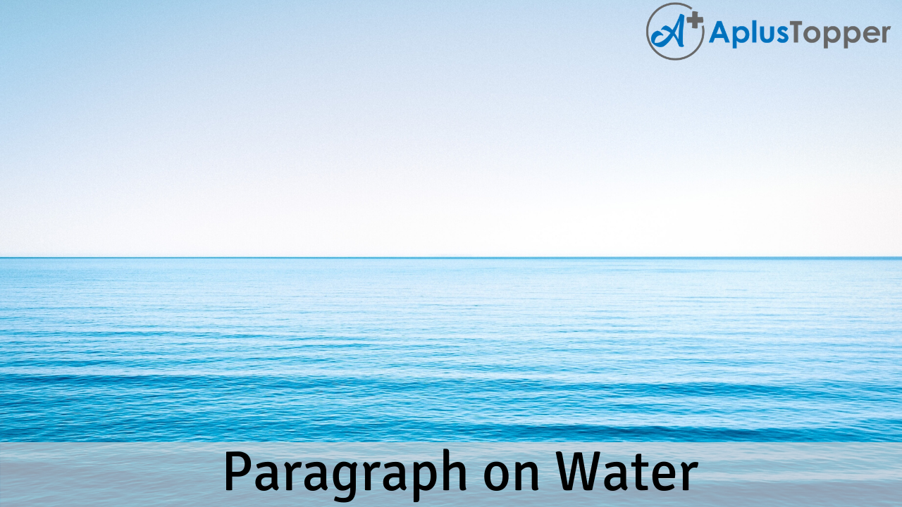 Paragraph on Water