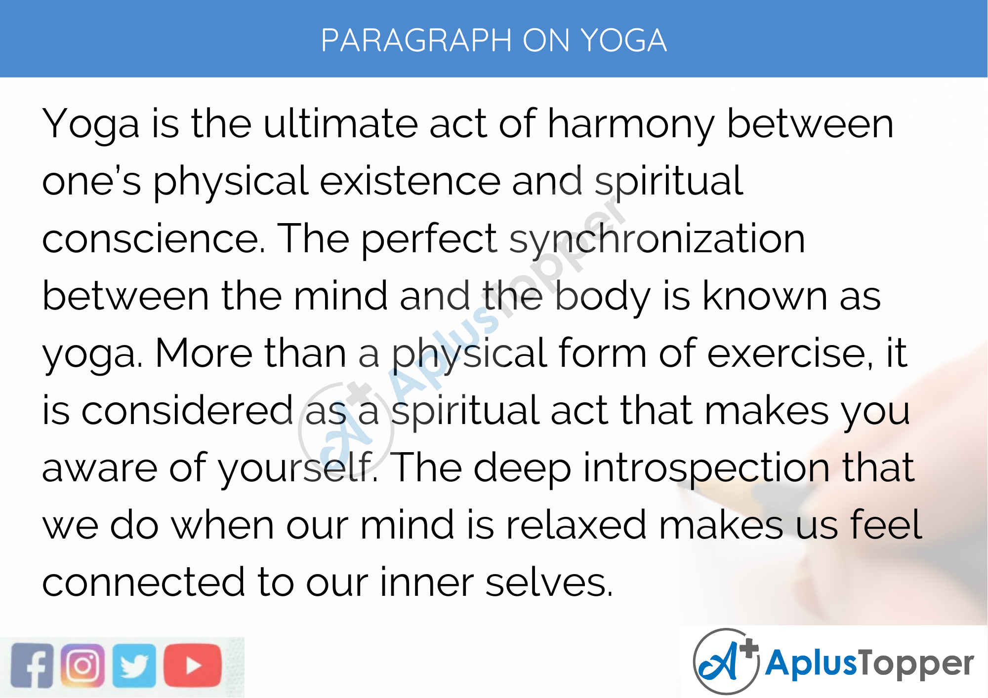 Paragraph on Yoga - 250 to 300 Words for Classes 9, 10, 11, 12, and Competitive Exams