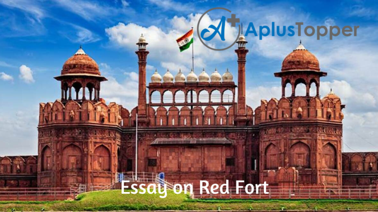 red fort essay in english 100 words