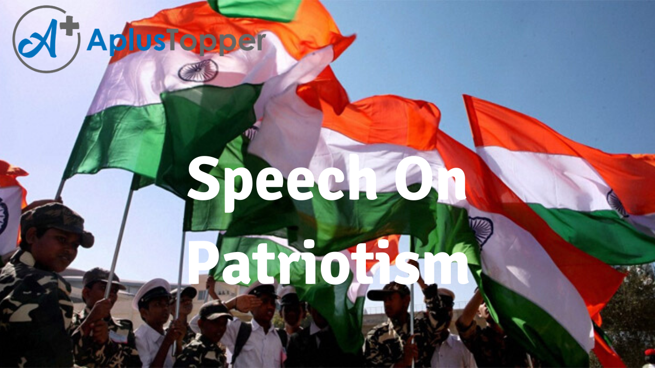 Speech On Patriotism