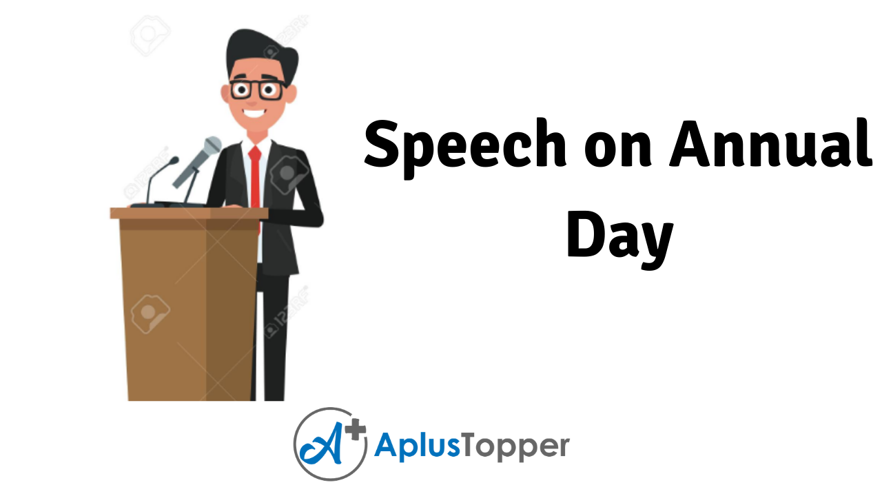 Speech on Annual Day
