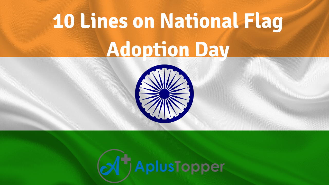 10 Lines On National Flag Adoption Day for Students and Children in